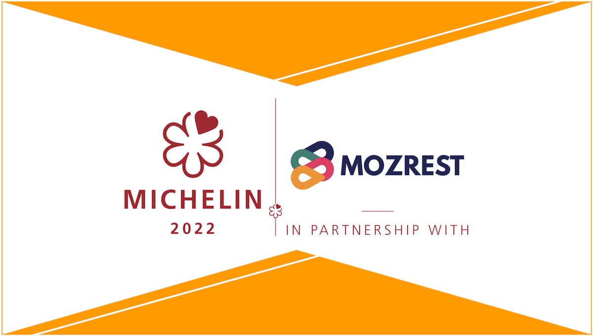 Logo of Mozrest x MICHELIN Guide Partnership