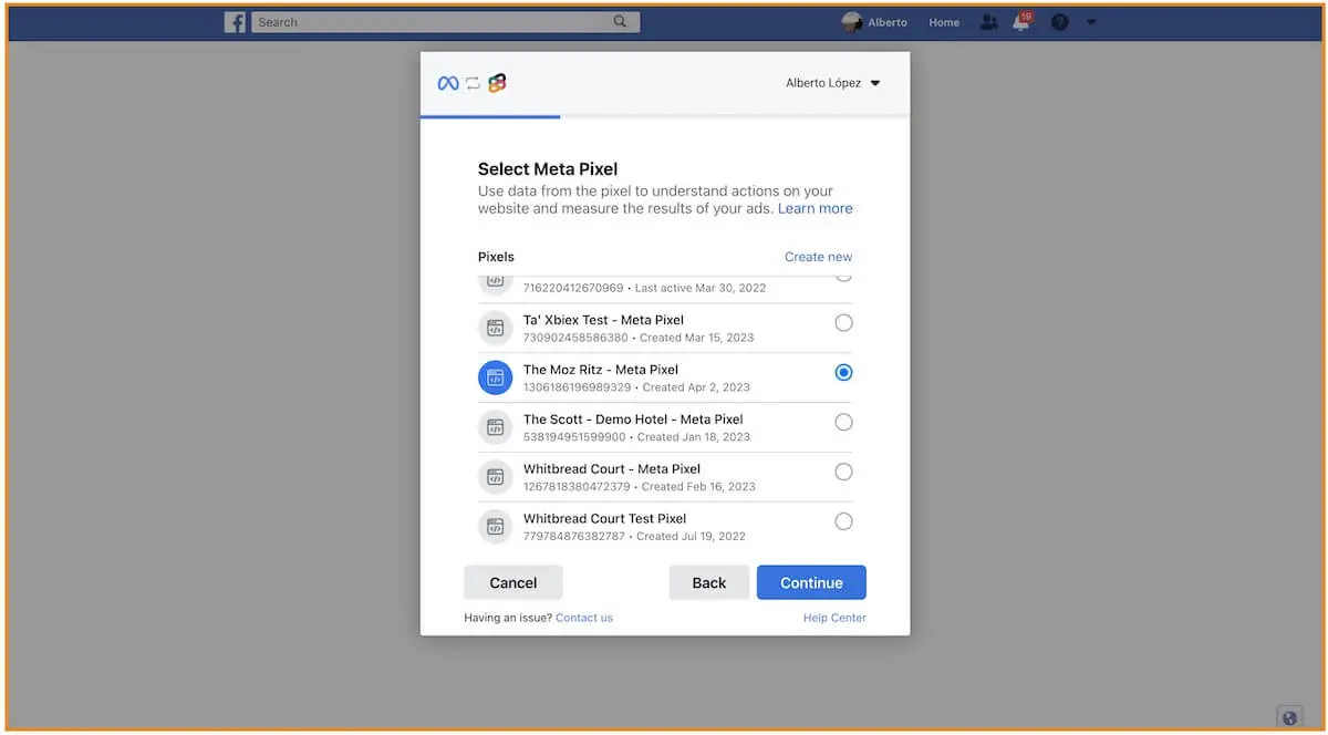 How to add the ‘Reserve’ Button to Facebook - Step 7.4