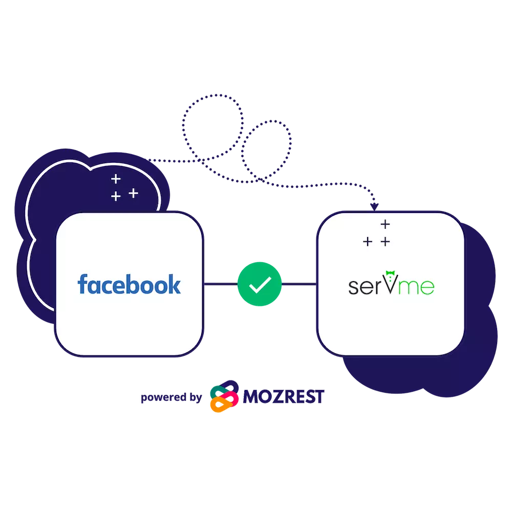 Facebook x serVme - Mozrest aide les restaurants à recevoir des réservations de Facebook dans serVme.