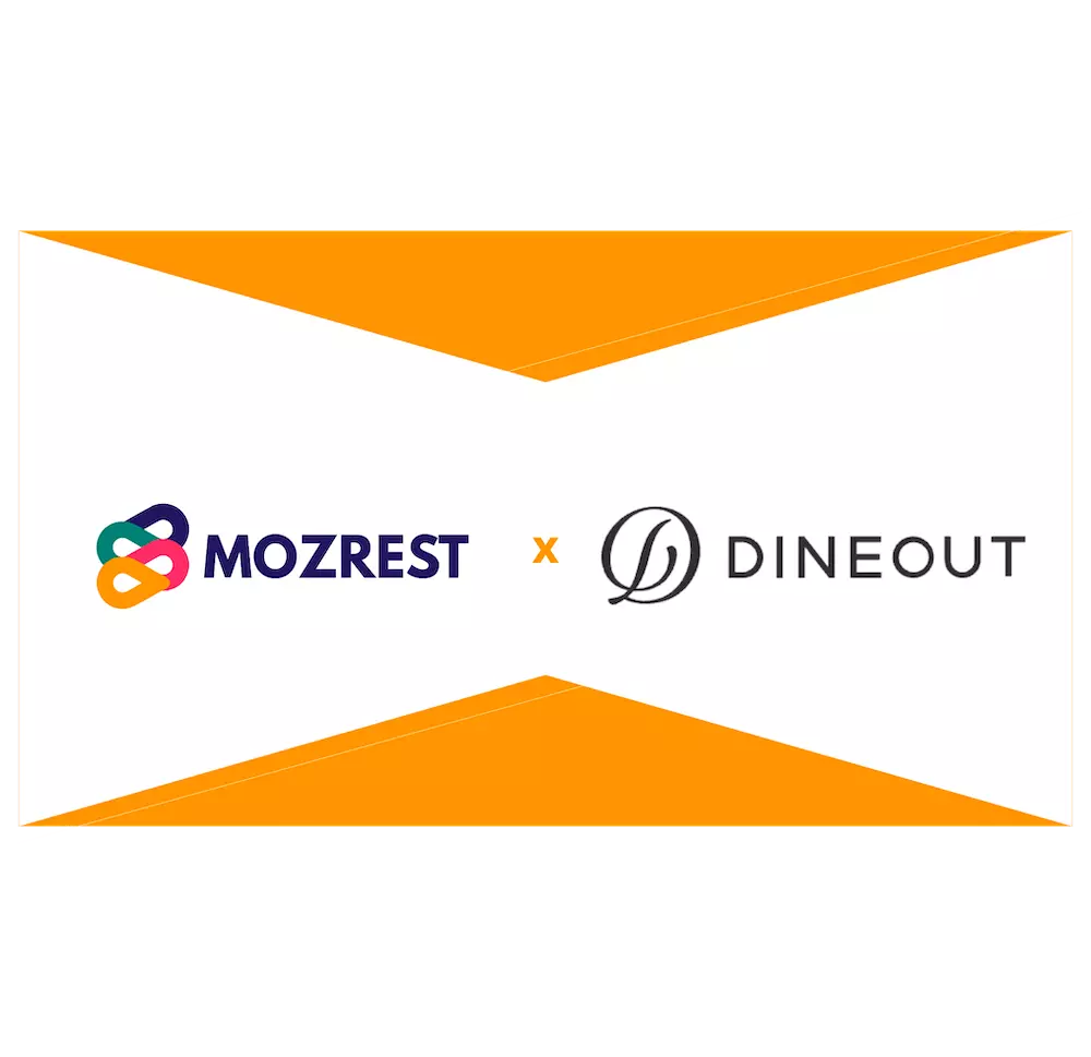 Mozrest x Dineout partnership Logo