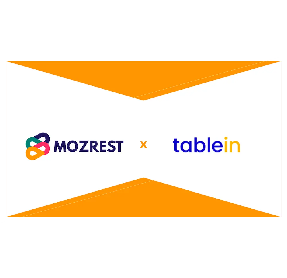 Tablein x Mozrest partnership