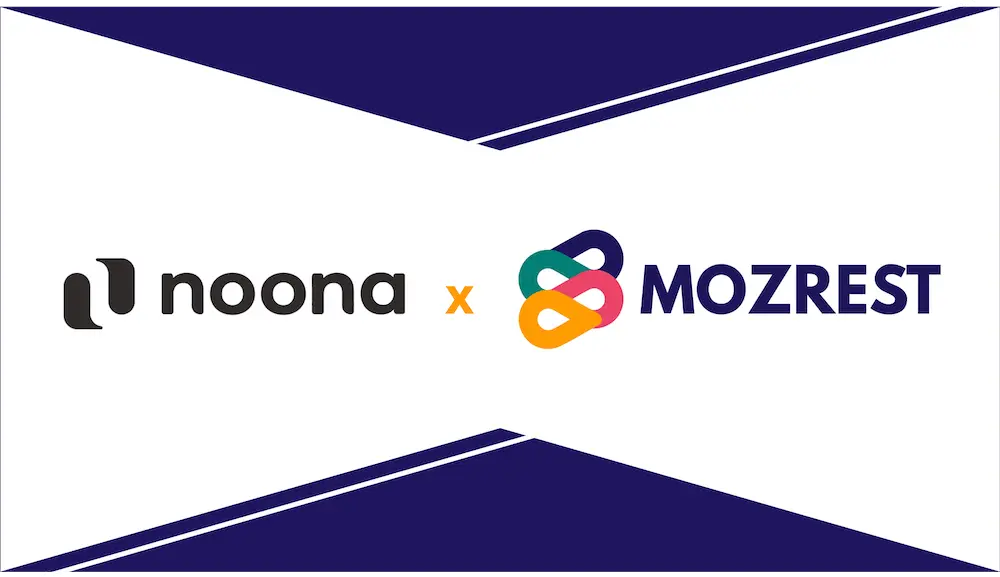 Noona x Mozrest partnership logos