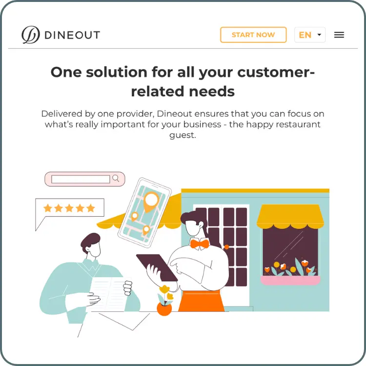 Dineout website